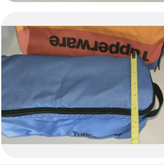* TUPPERWARE Logo 3 PC Set Packing Cubes Clothes Shoes Toiletries Luggage Travel - Picture 4 of 6